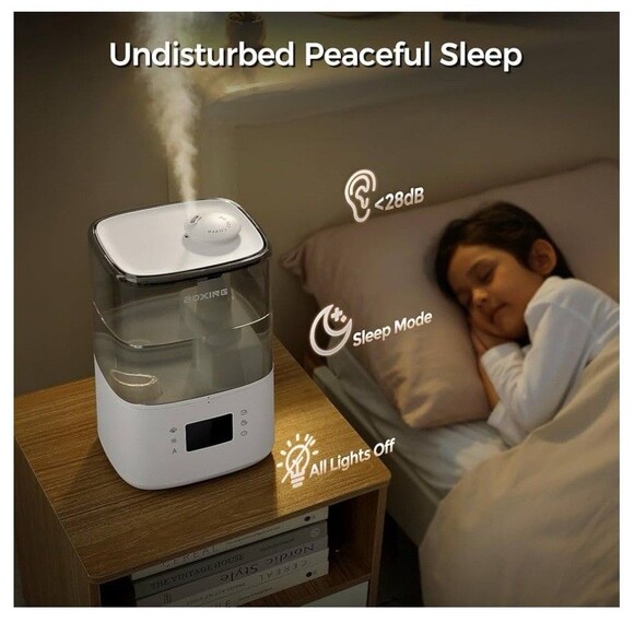 BOXING 4.5L Capacity Warm and Cool Mist Humidifier w/Remote & Diffuser FREE SHIP - Picture 6 of 8
